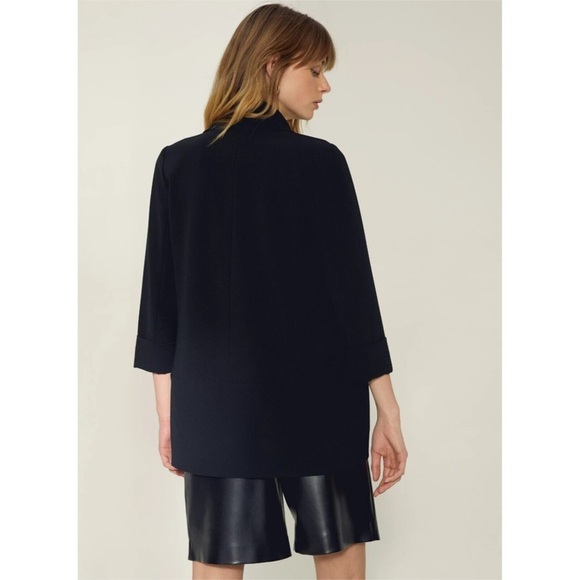 ARITZIA Wilfred Chevalier Jacket Relaxed Black Blazer size 8 - Picture 8 of 13